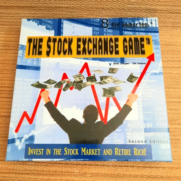 The Stock Exchange Game, :Invest In The Stock Market & Retire Rich, Board Game - Picture 1 of 13